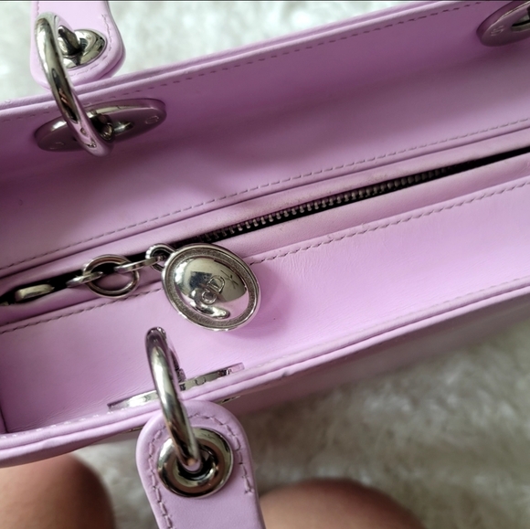 SOLD Lady Dior medium pocket bag - Picture 9 of 13